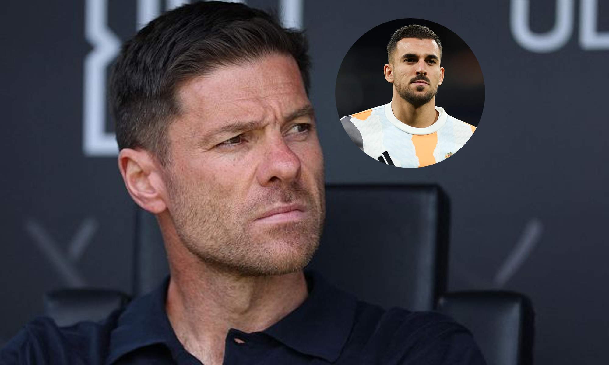 Xabi Alonso y una foto de Dani Ceballos.