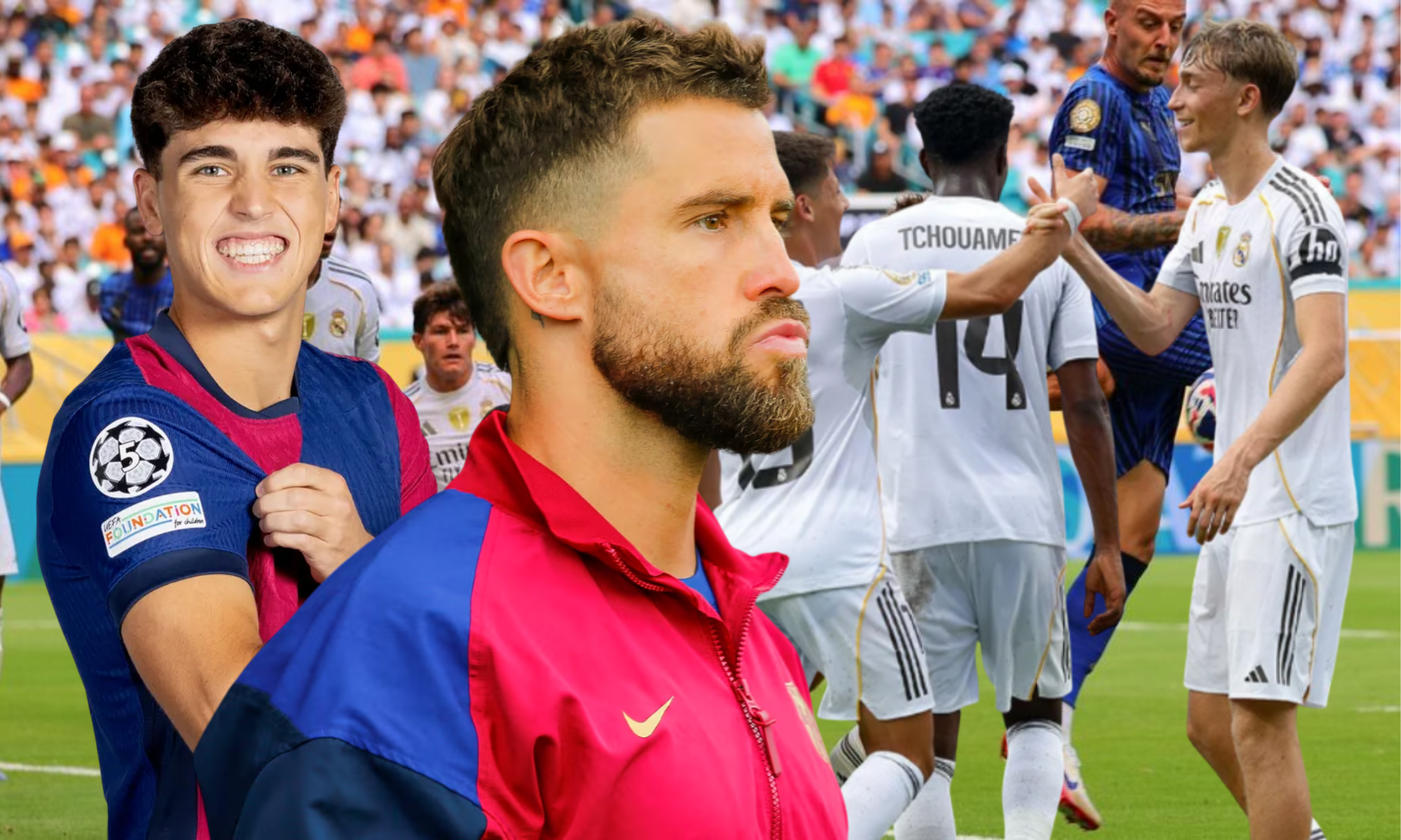 El futbolista fichado por el cuadro blanco supera ampliamente a sus homólogos azulgrana