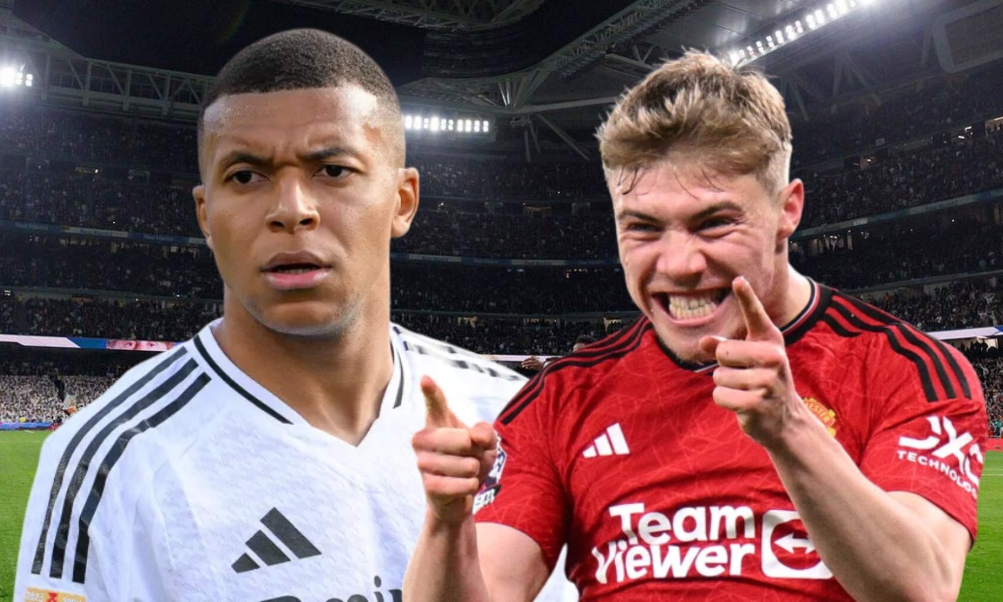 El Real Madrid podría tener en Rasmus Hojlund al sustituto que busca Xabi Alonso para Kylian Mbappé