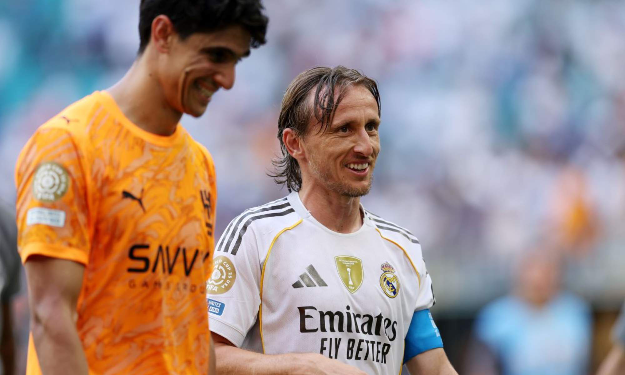 Luka Modric, en el primer partido del Real Madrid en el Mundial de Clubes, ante el Al-Hilal. Luka Modric, en el primer partido del Real Madrid en el Mundial de Clubes, ante el Al-Hilal.