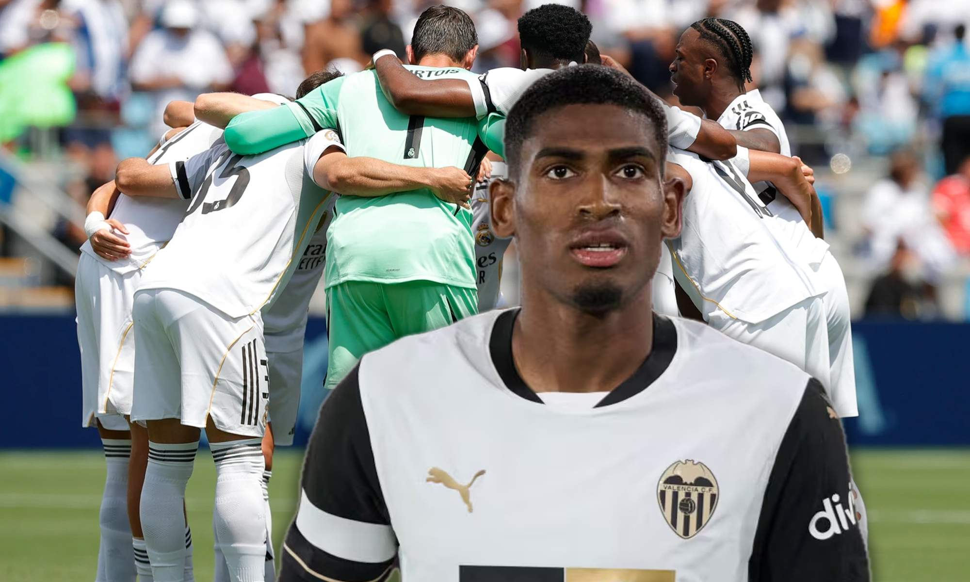 El Valencia le propone un intercambio al Real Madrid por Mosquera, un central por otro