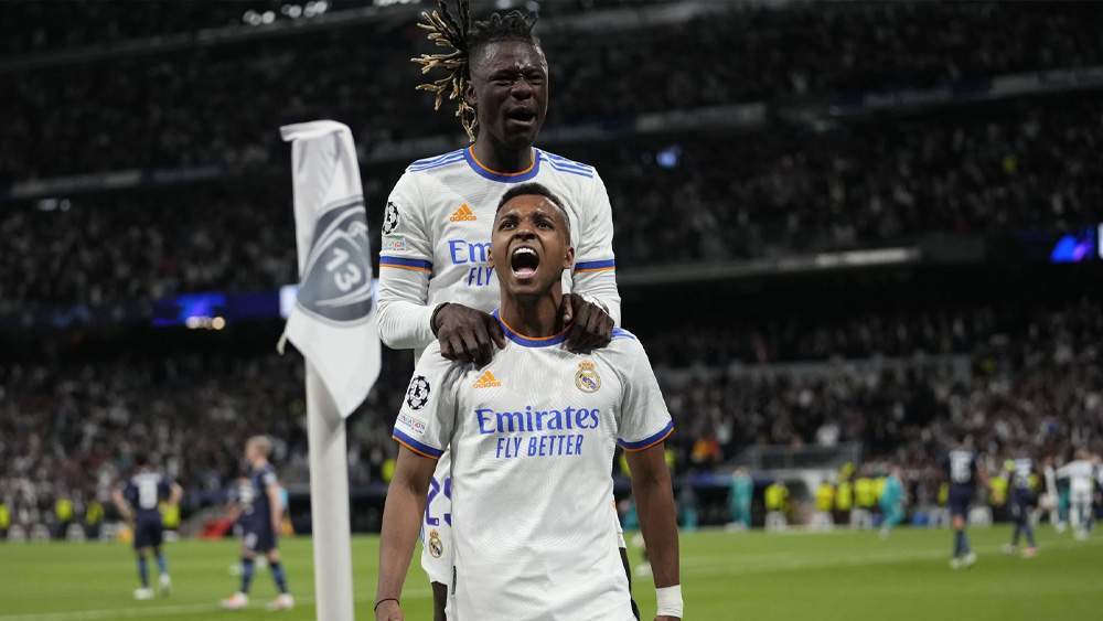 Rodrygo y Camavinga con el Real Madrid Rodrygo y Camavinga con el Real Madrid