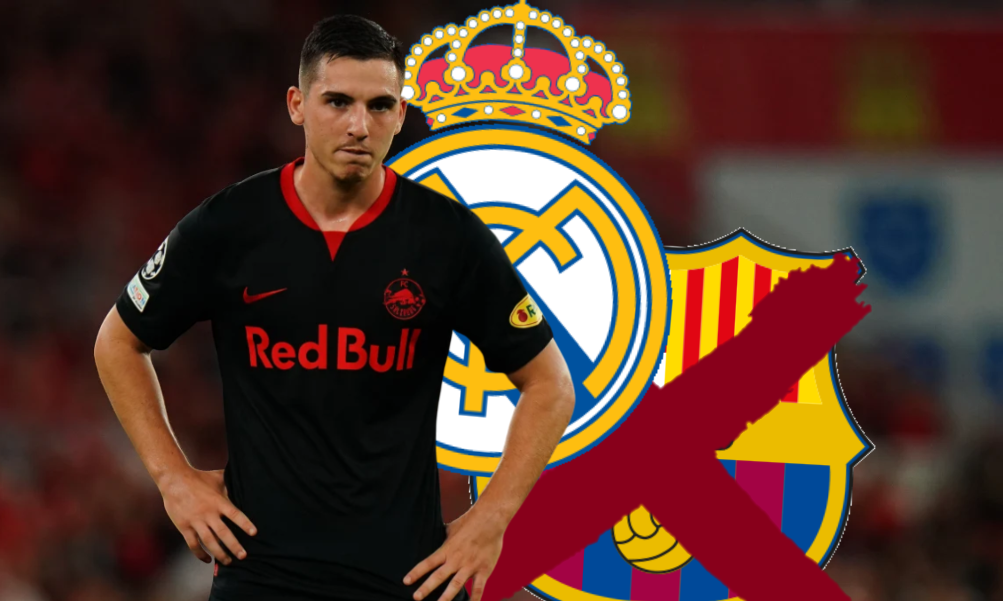 Oscar Gloukh decidió acercarse al Real Madrid desdeñando su fichaje por el FC Barcelona