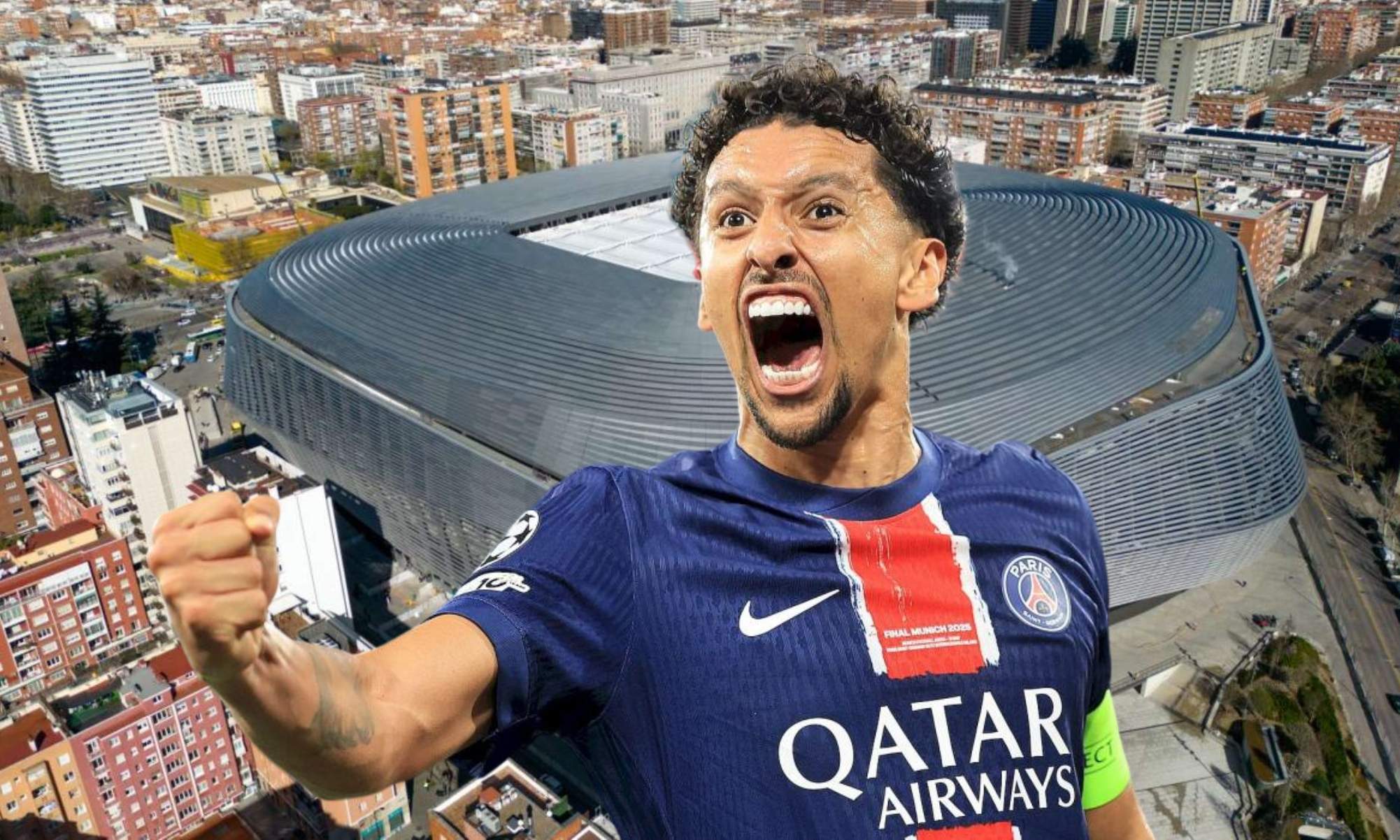 Marquinhos y su futuro ligados al Real Madrid