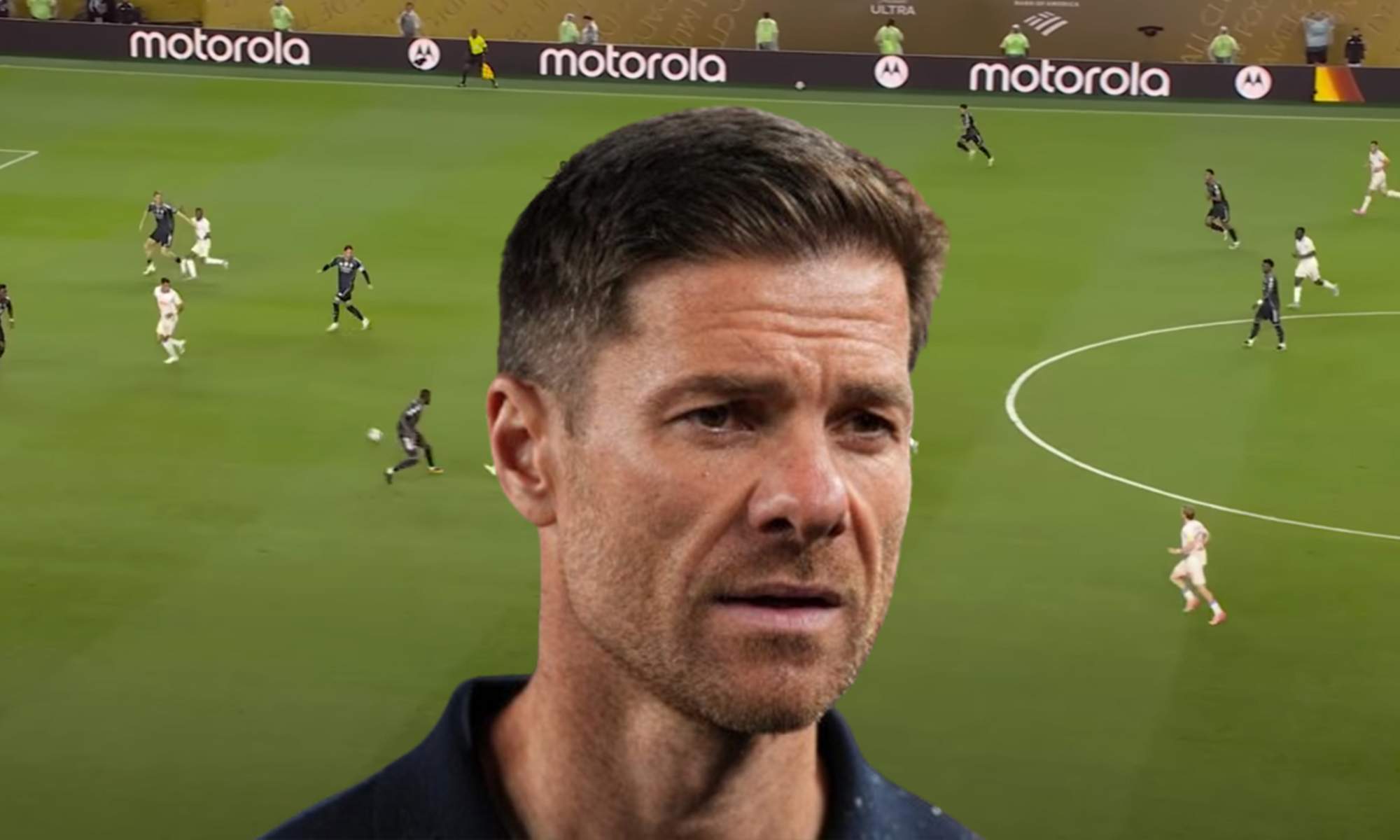 Xabi Alonso y una captura del Salzburgo - Real Madrid.