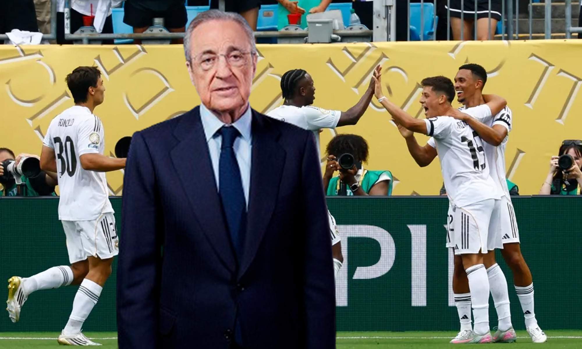 Florentino y jugadores