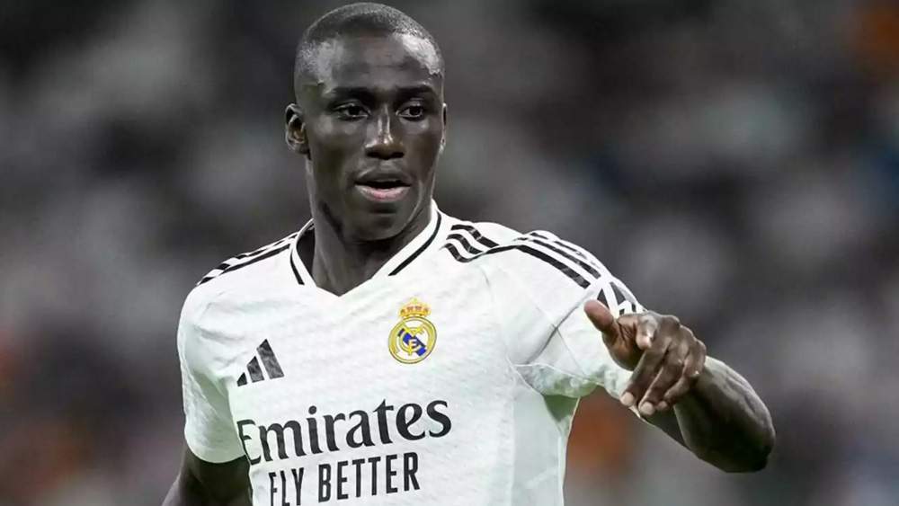 Mendy con el Real Madrid
