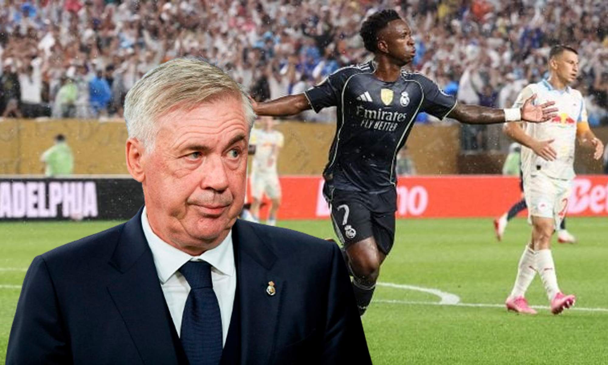 Ancelotti y Vinicius