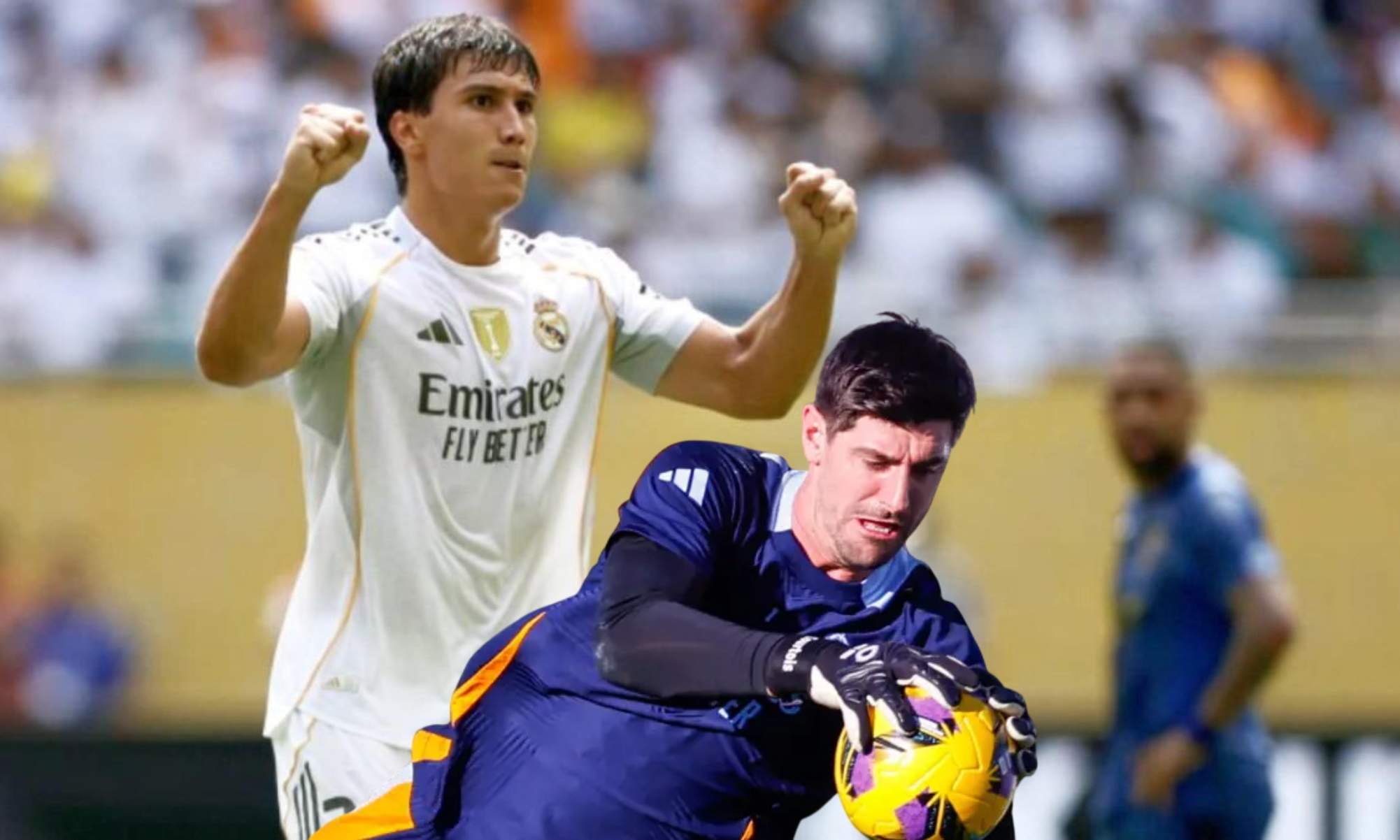 Courtois pone un apodo a Gonzalo