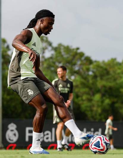 camavinga realmadrid entrenamiento