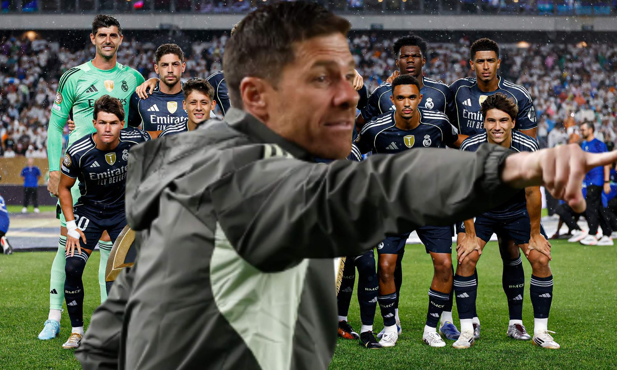 Xabi Alonso y jugadores