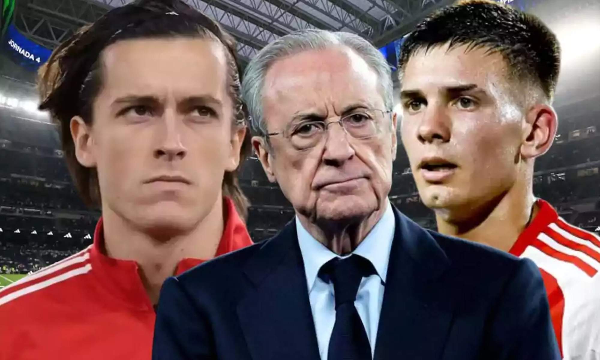 Mastantuono, Carreras y Florentino
