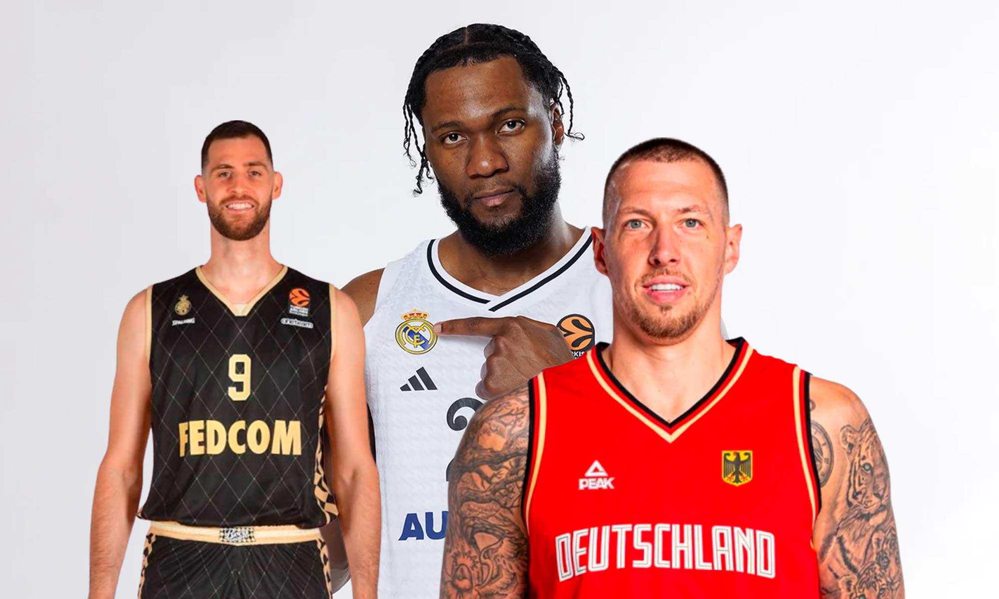 Bruno Fernando, Georgios Papagiannis y Daniel Theis