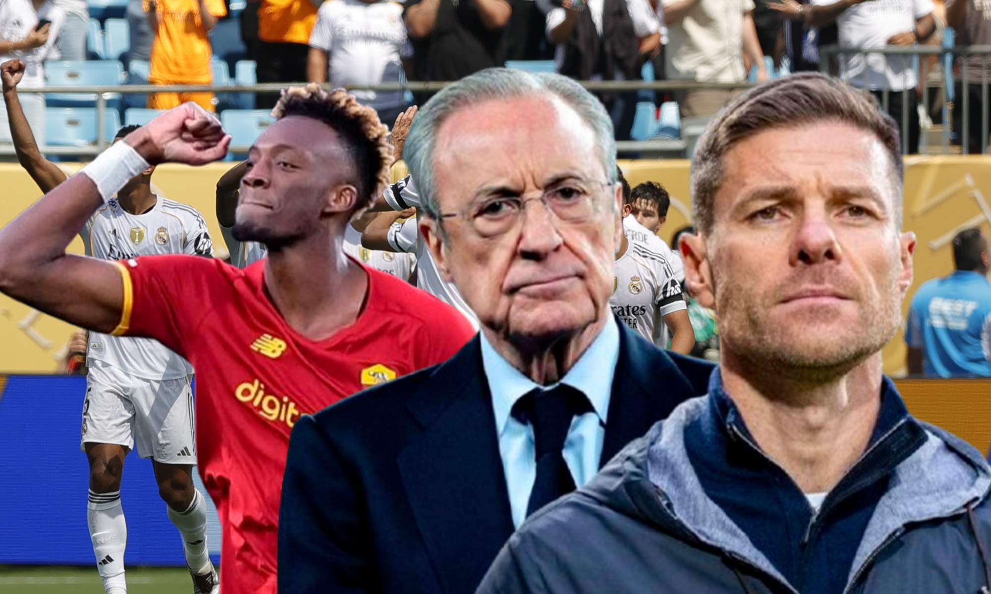 Xabi Alonso, Florentino y Tammy Abraham