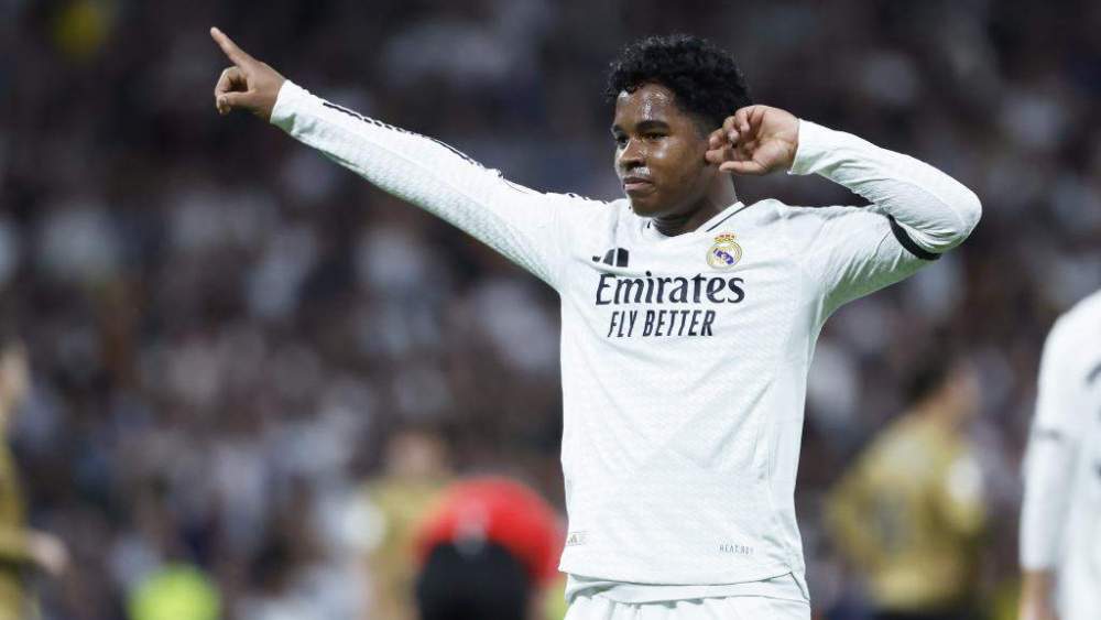 endrick gol celebracion realmadrid