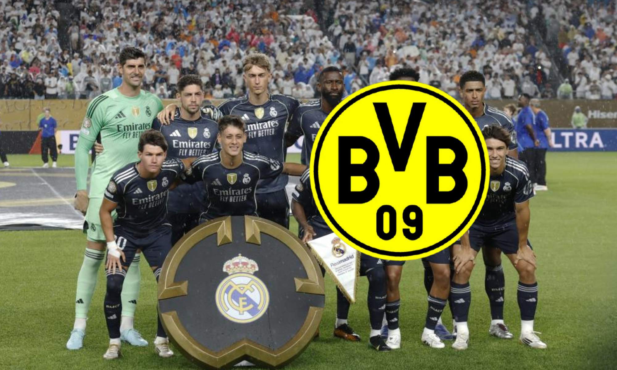 Jugadores del Real Madrid. Dortmund