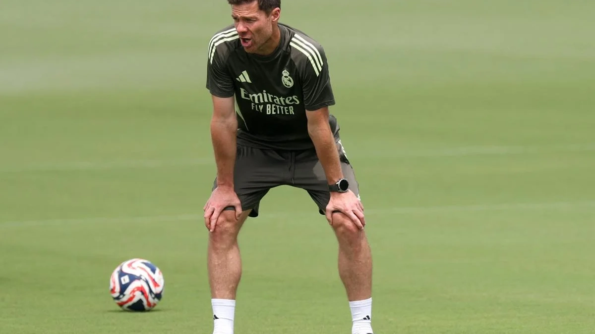 xabi alonso realmadrid entrenamiento