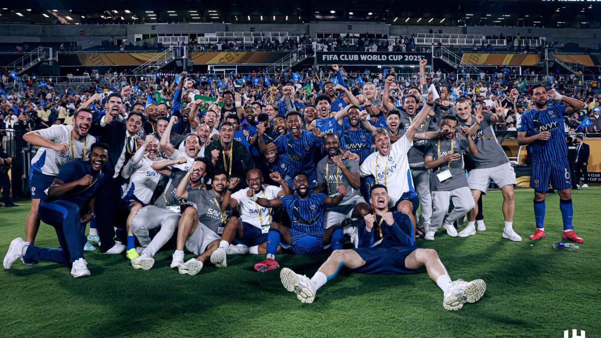 alhilal celebracion victoria manchestercity mundial