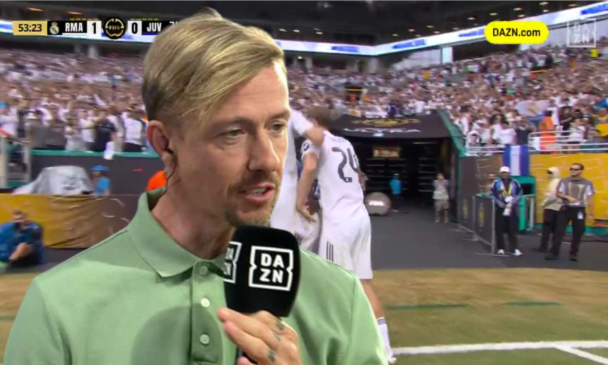 Guti hace énfasis en la aportación de este jugador en la segunda parte