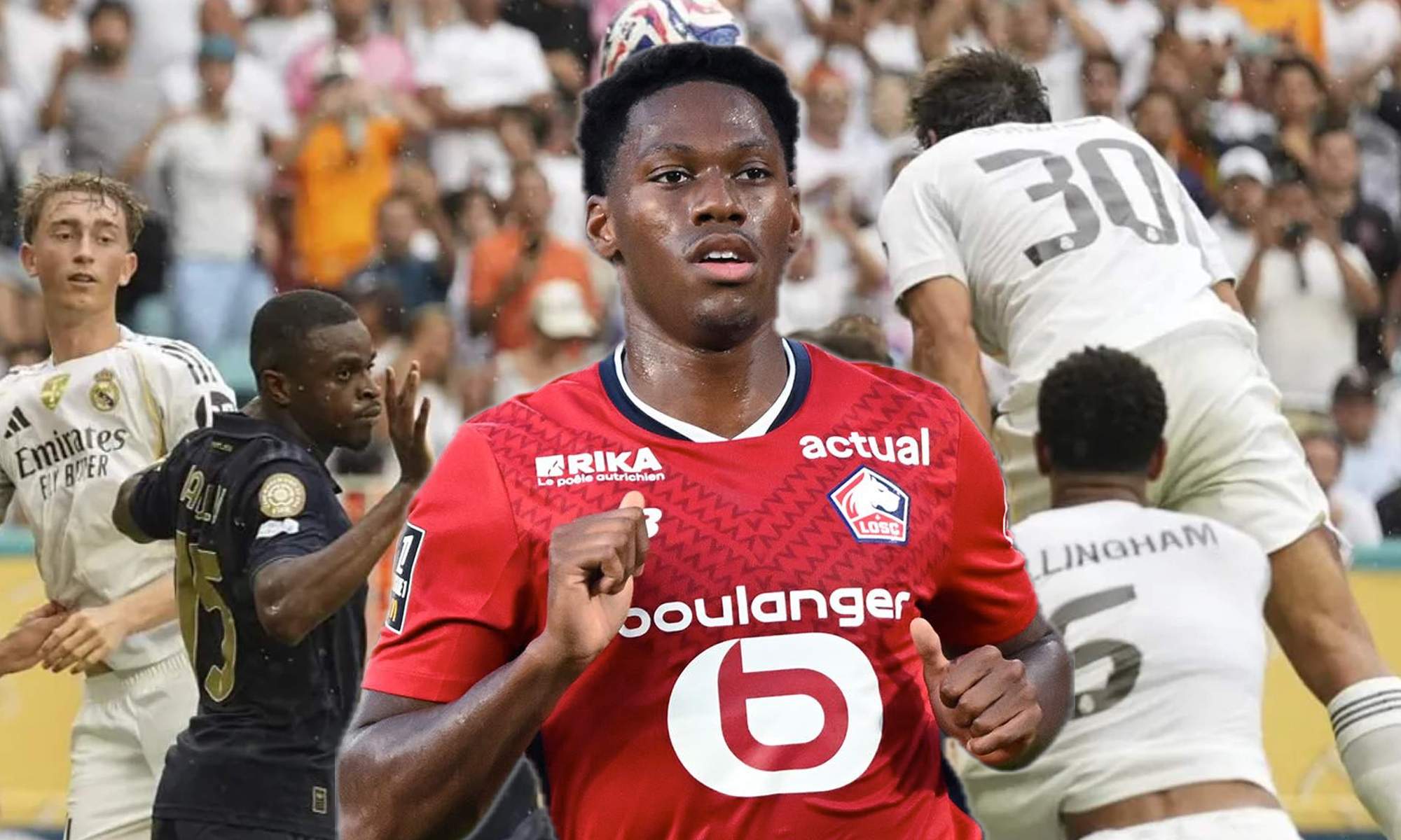 Jonathan David fichado, la victoria del Real Madrid sobre la Juve tiene regalo sorpresa