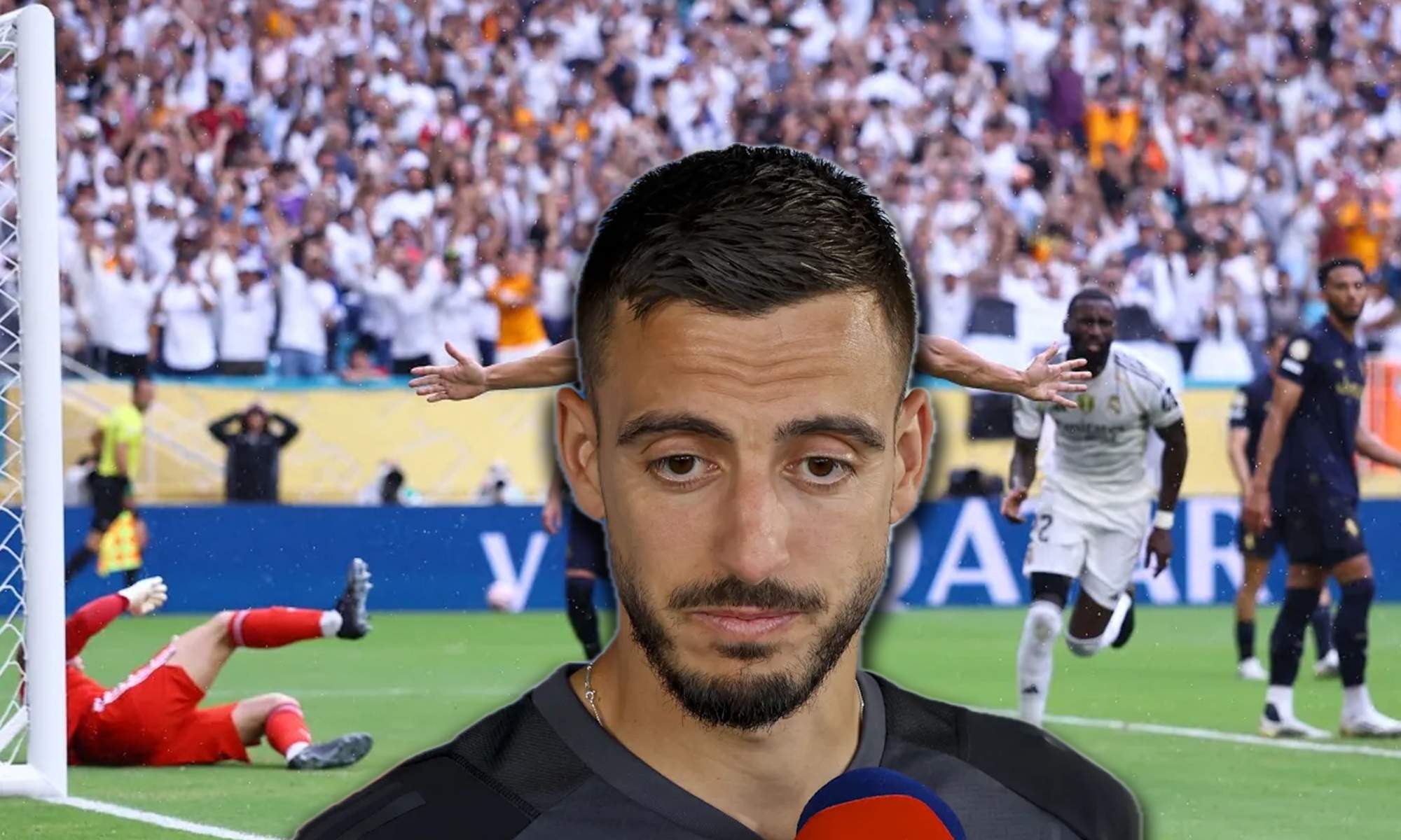 Joselu señala al jugador del Real Madrid que le hace disfrutar: "Cuando la coge..."