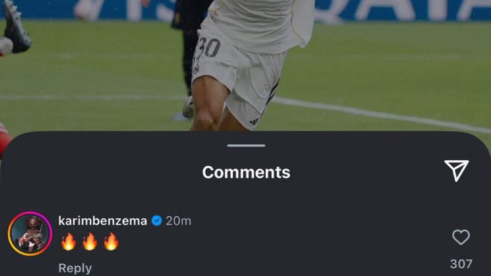 Reacción Benzema