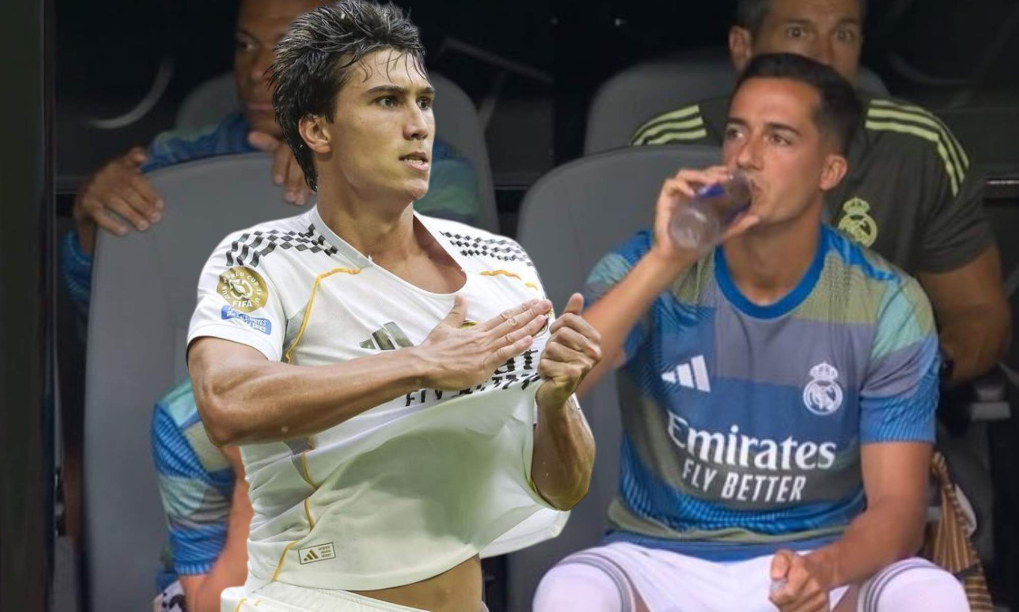 Lucas Vázquez le pone un mote a Gonzalo