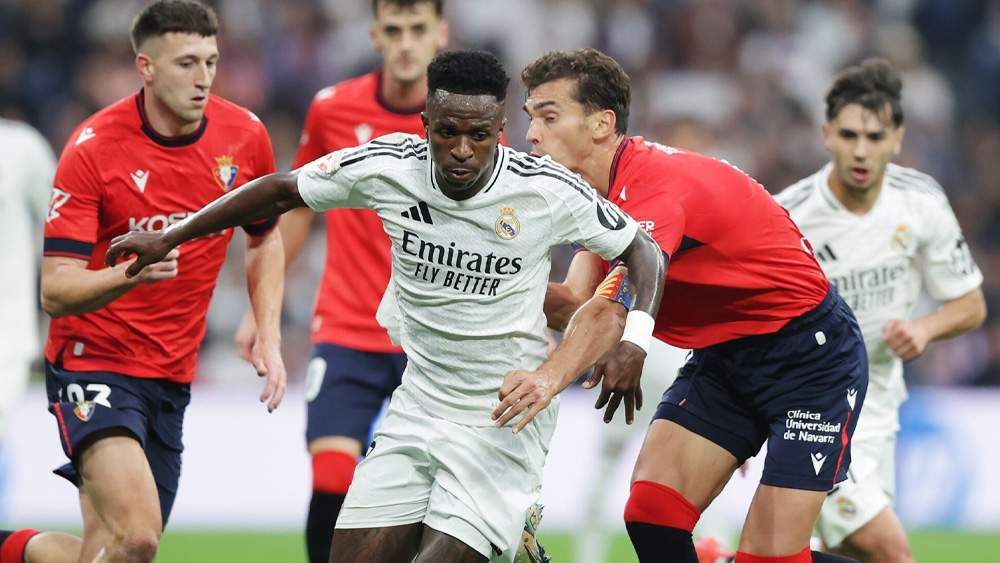 Real Madrid vs Osasuna de esta temporada