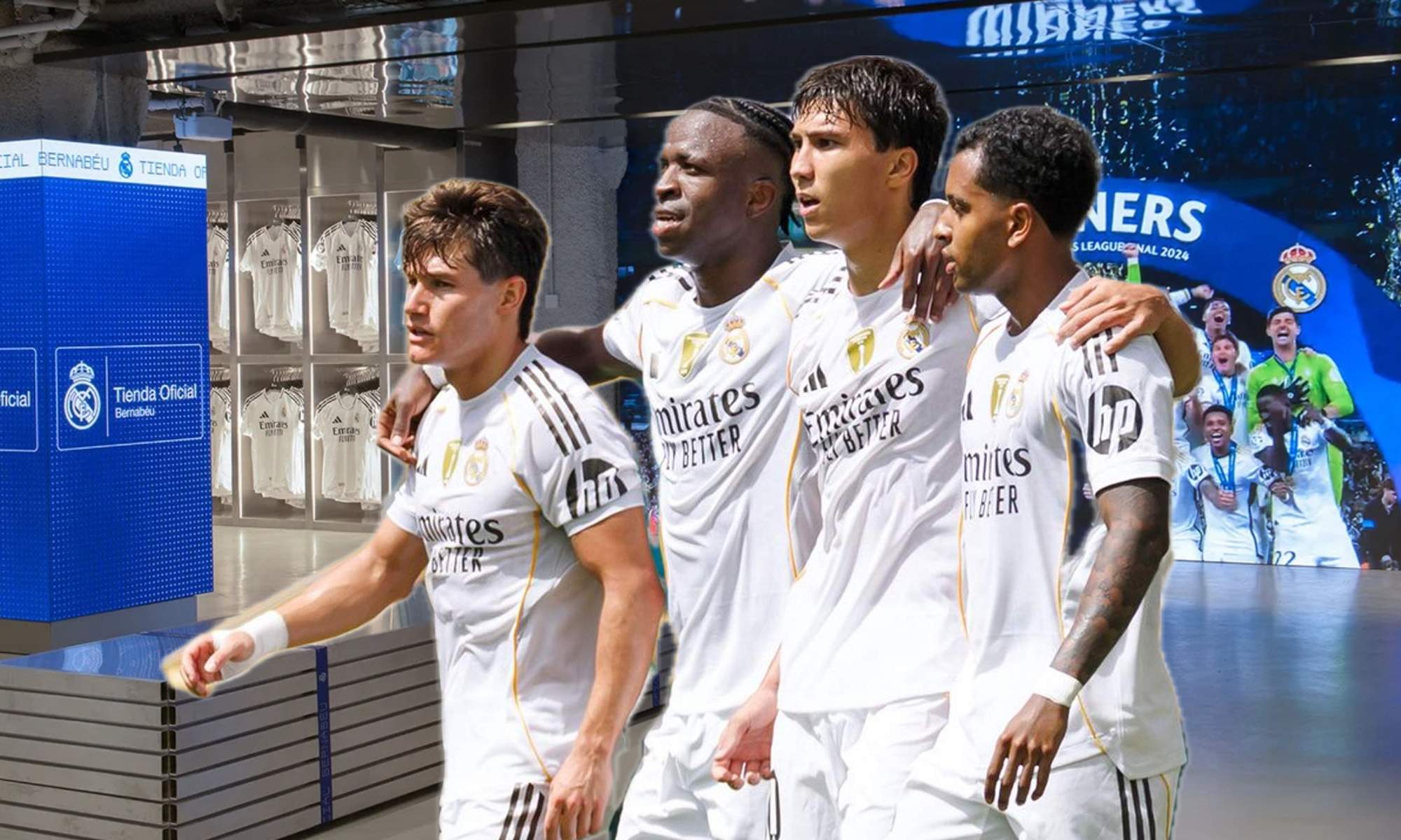 Ni Mbappé ni Vinicius, el jugador del Madrid que más camisetas vende en el Bernabéu