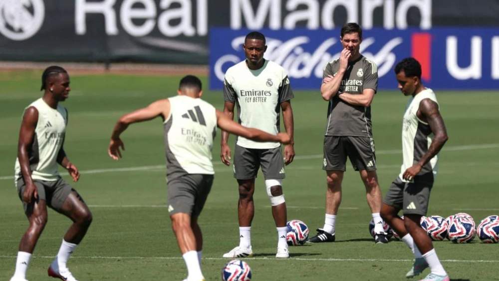 xabi alonso entrenamiento jugadores