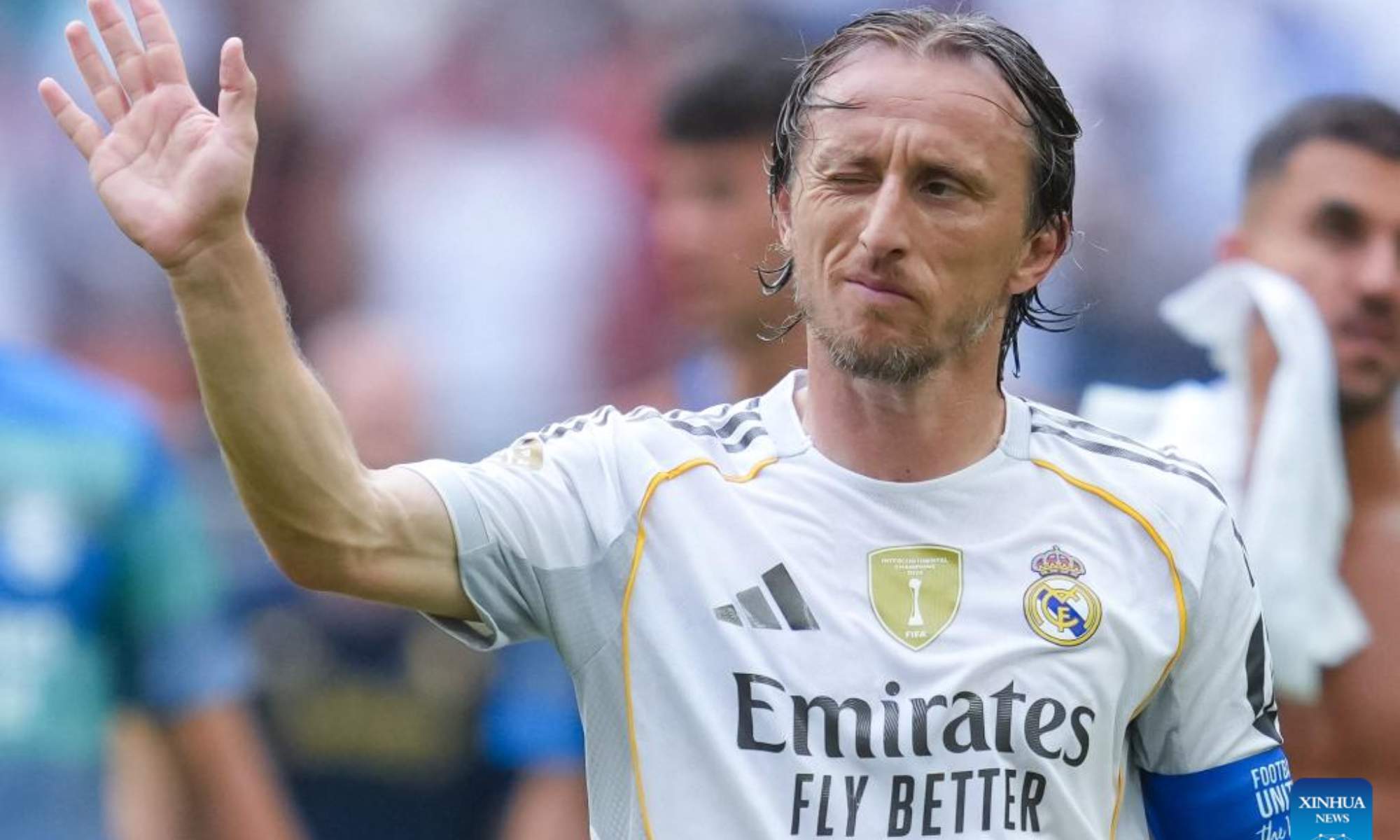 Luka Modric, al término del partido contra la Juventus en los octavos del Mundial de Clubes de este martes.