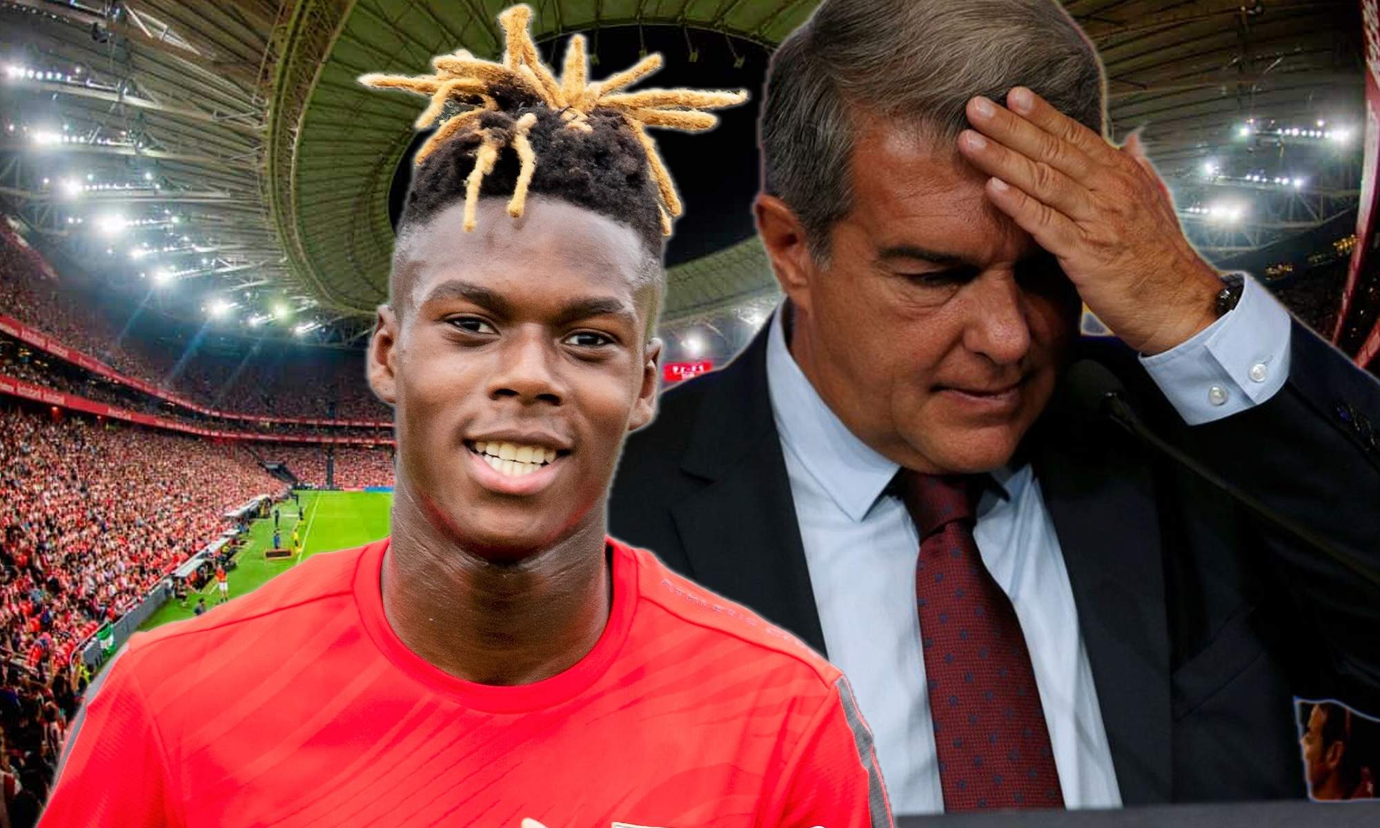 Nico Williams suelta un dardo al Barça, rompe su silencio tras el plantón a Laporta