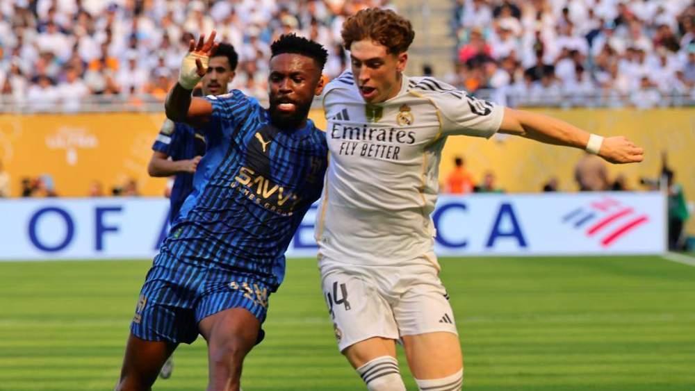 Víctor Muños jugando en el Mundial de Clubes
