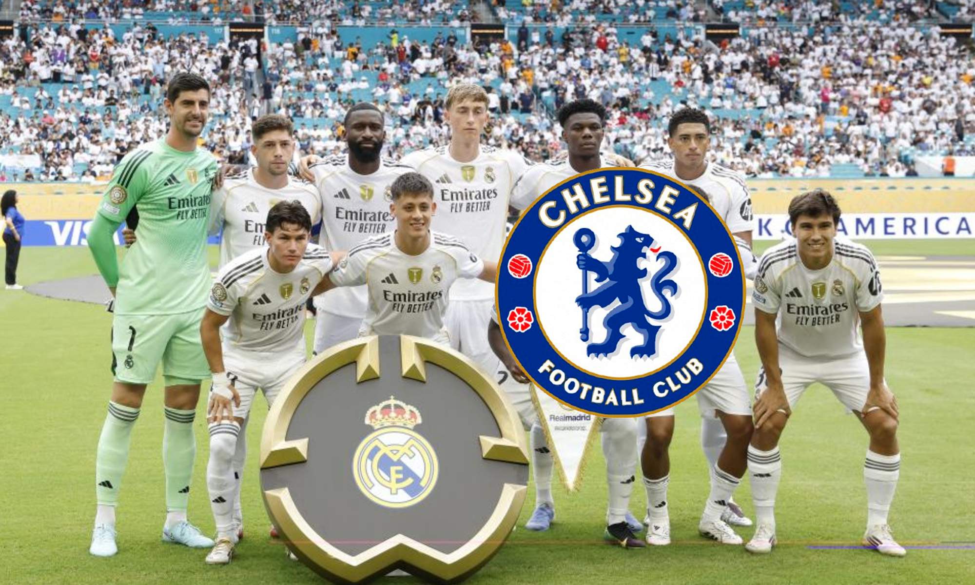 Real Madrid. Escudo Chelsea