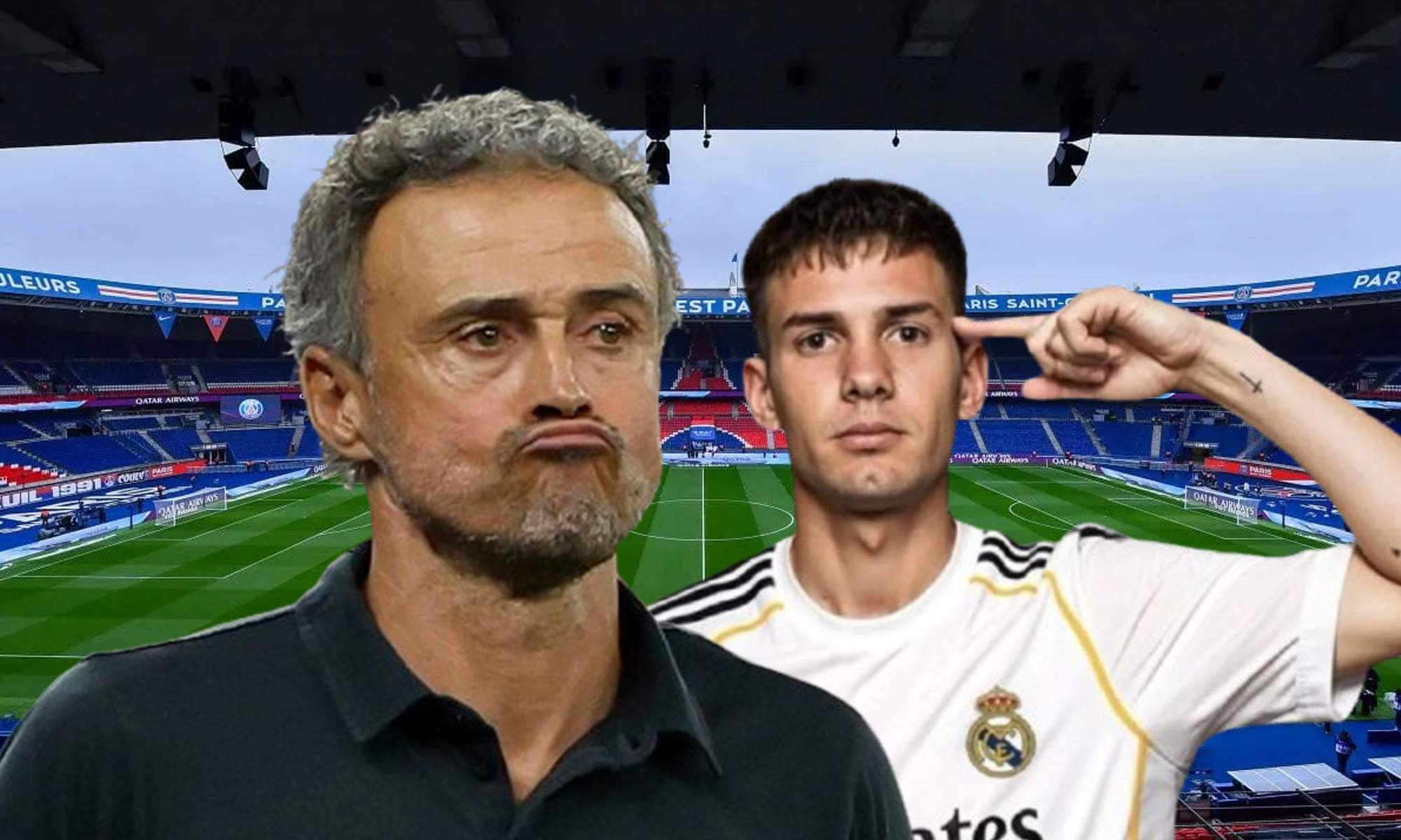 Luis Enrique, Franco Mastantuono y el Parque de los Príncipes. 