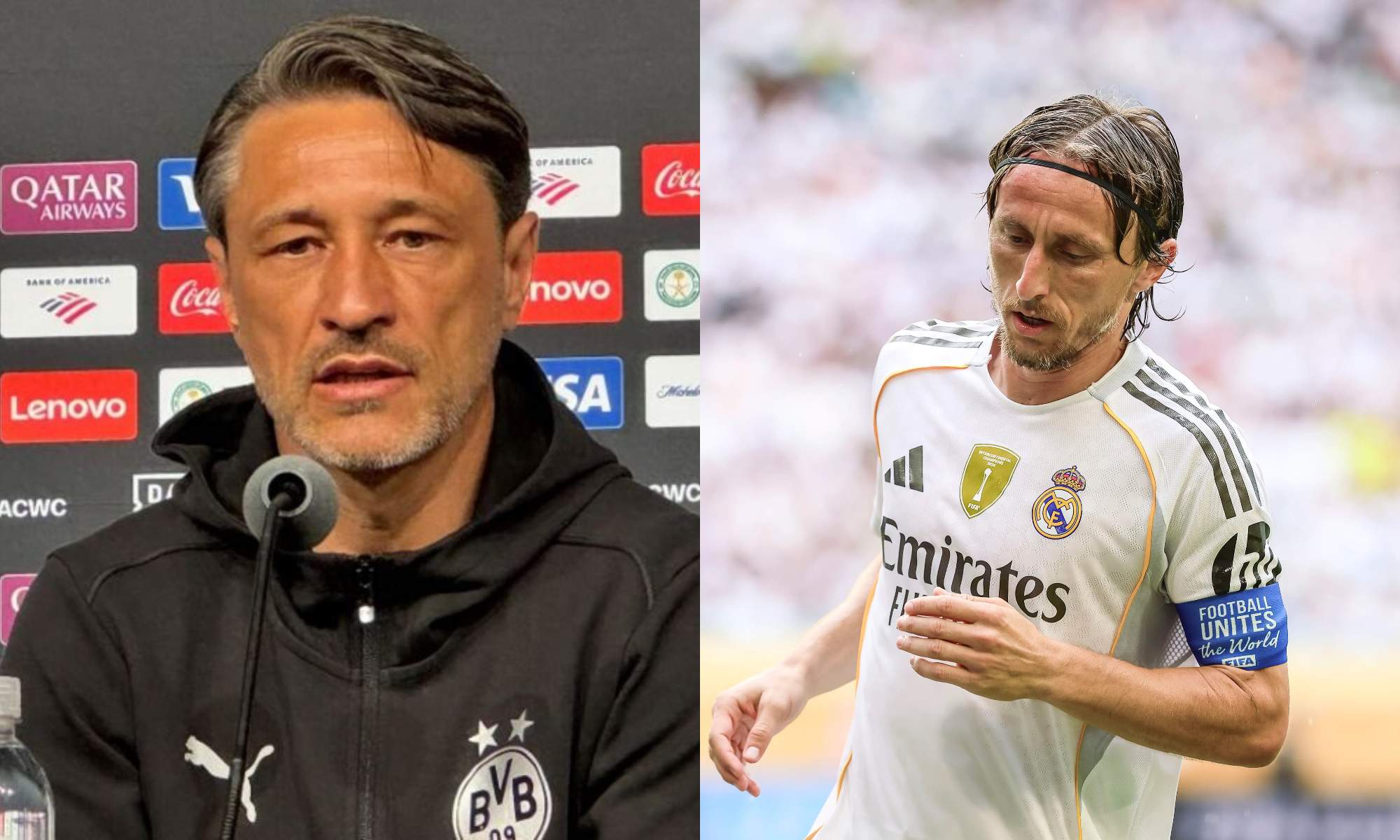 Niko Kovac ha hablado muy bien de Luka Modric, que es su compatriota, horas antes del partido entre el Madrid y el Borussia en el Mundial de Clubes.