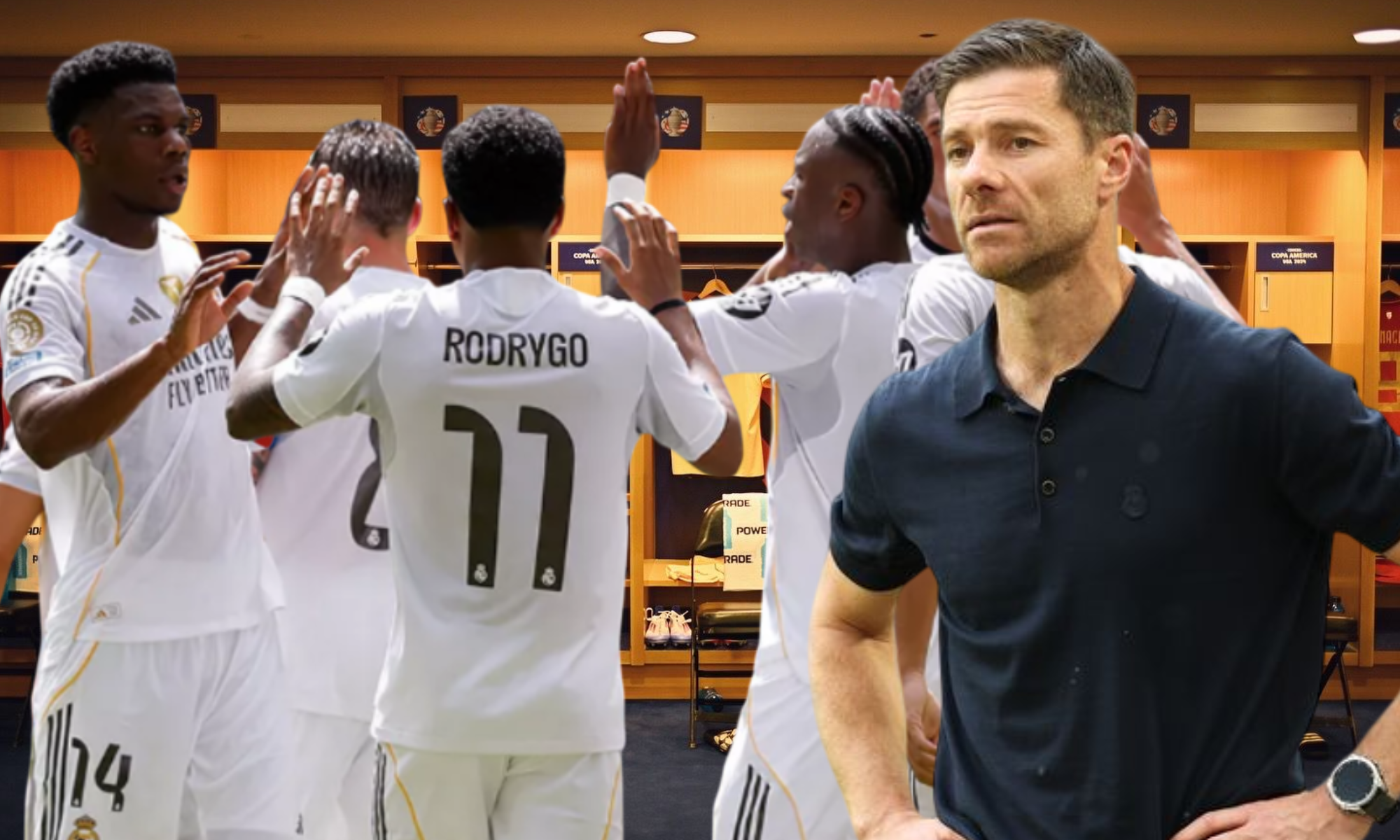 Xabi Alonso aleccionó a sus jugadores de cara al partido de cuartos de final