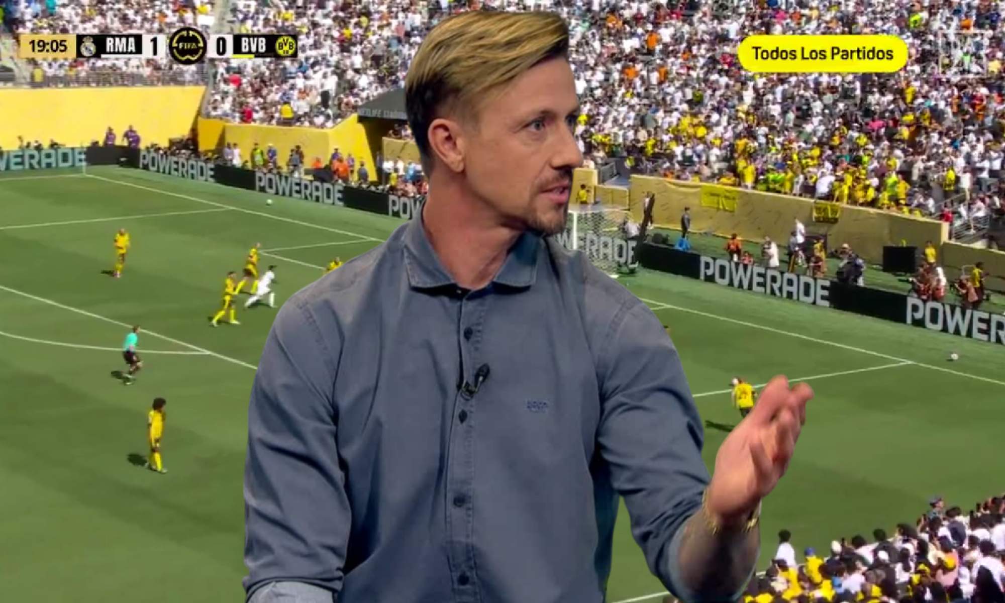Guti pone el foco en este futbolista por su gran primera parte contra el Borussia Dortmund