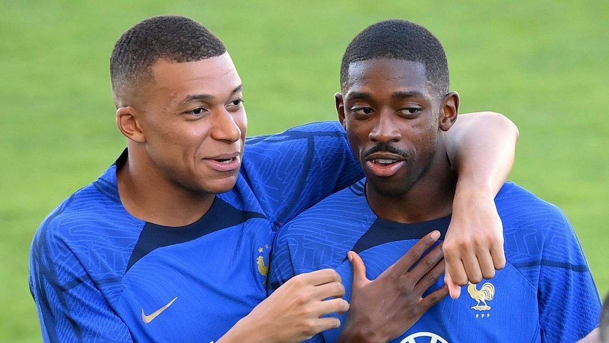mbappe dembele seleccion francesa
