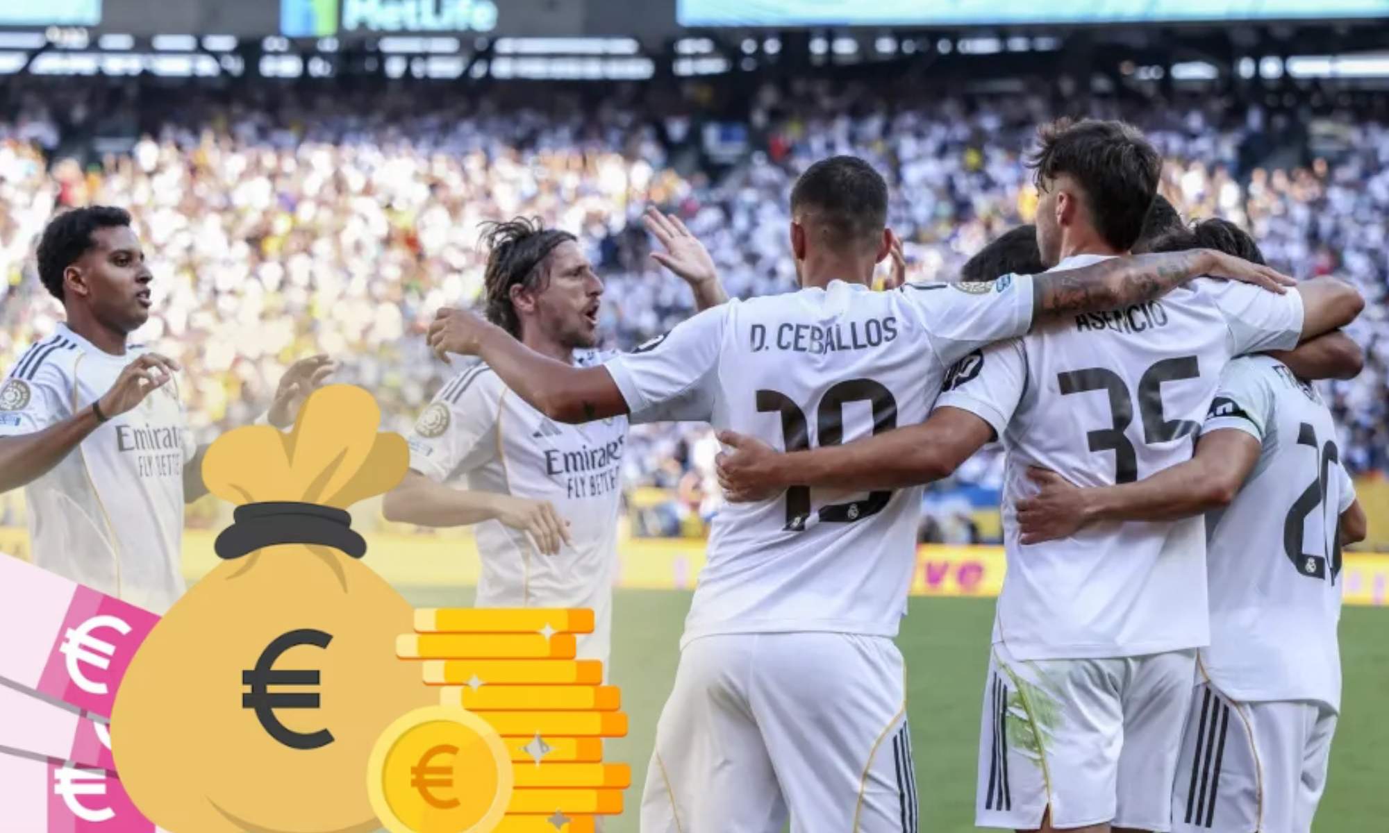 El Real Madrid se está forrando con el Mundial... y espera seguir haciéndolo.