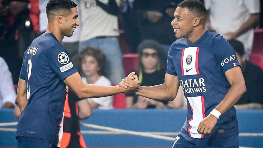 kylian mbappe achraf hakimi