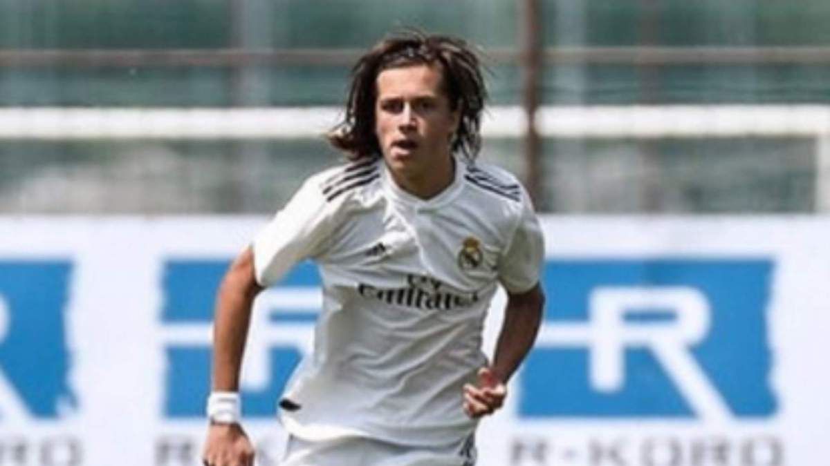 Álvaro Carreras en la cantera del Real Madrid