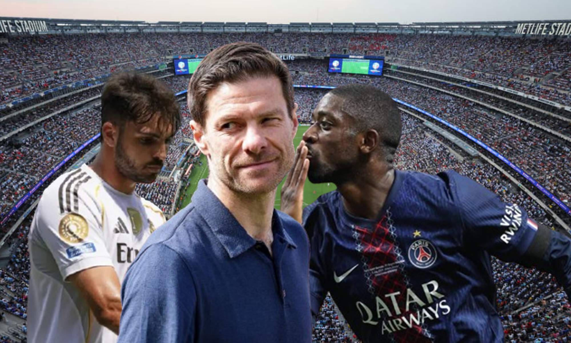 Xabi Alonso, Raúl Asencio y el MetLife Stadium.