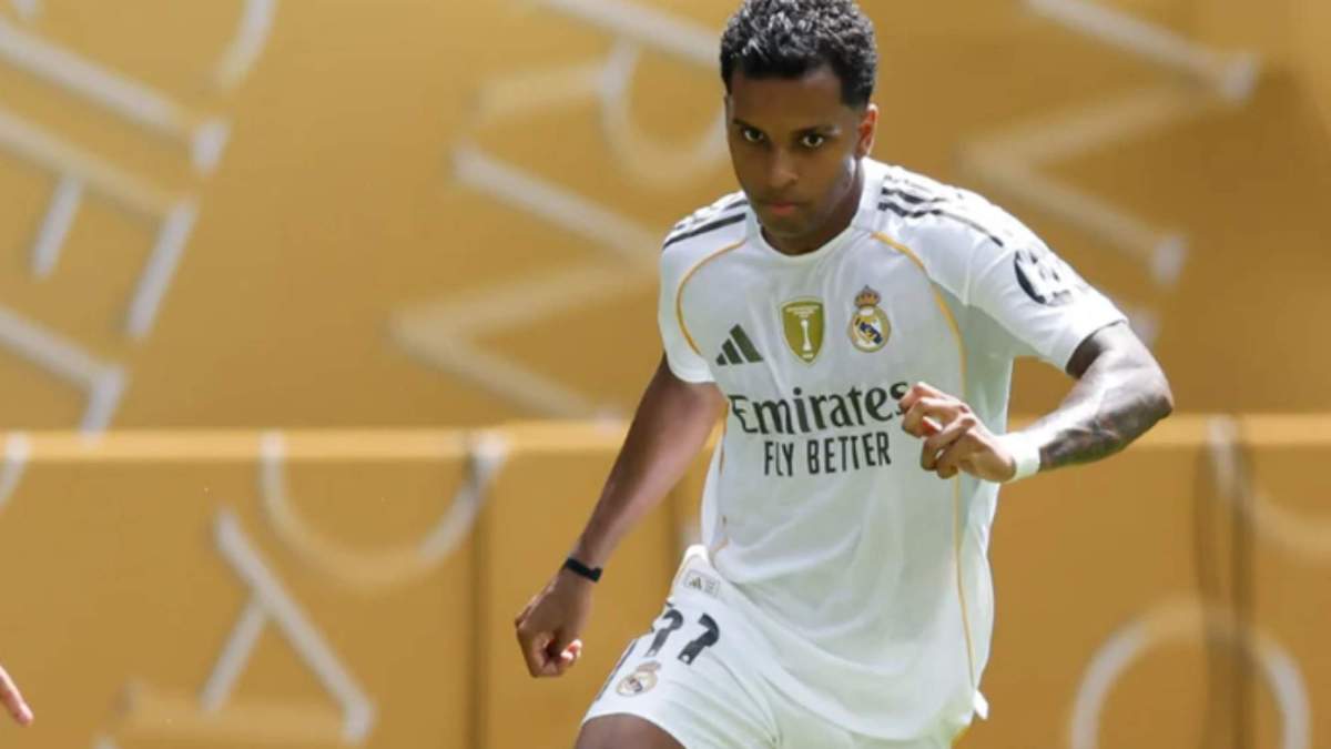 Rodrygo durante el Real Madrid Al Hilal