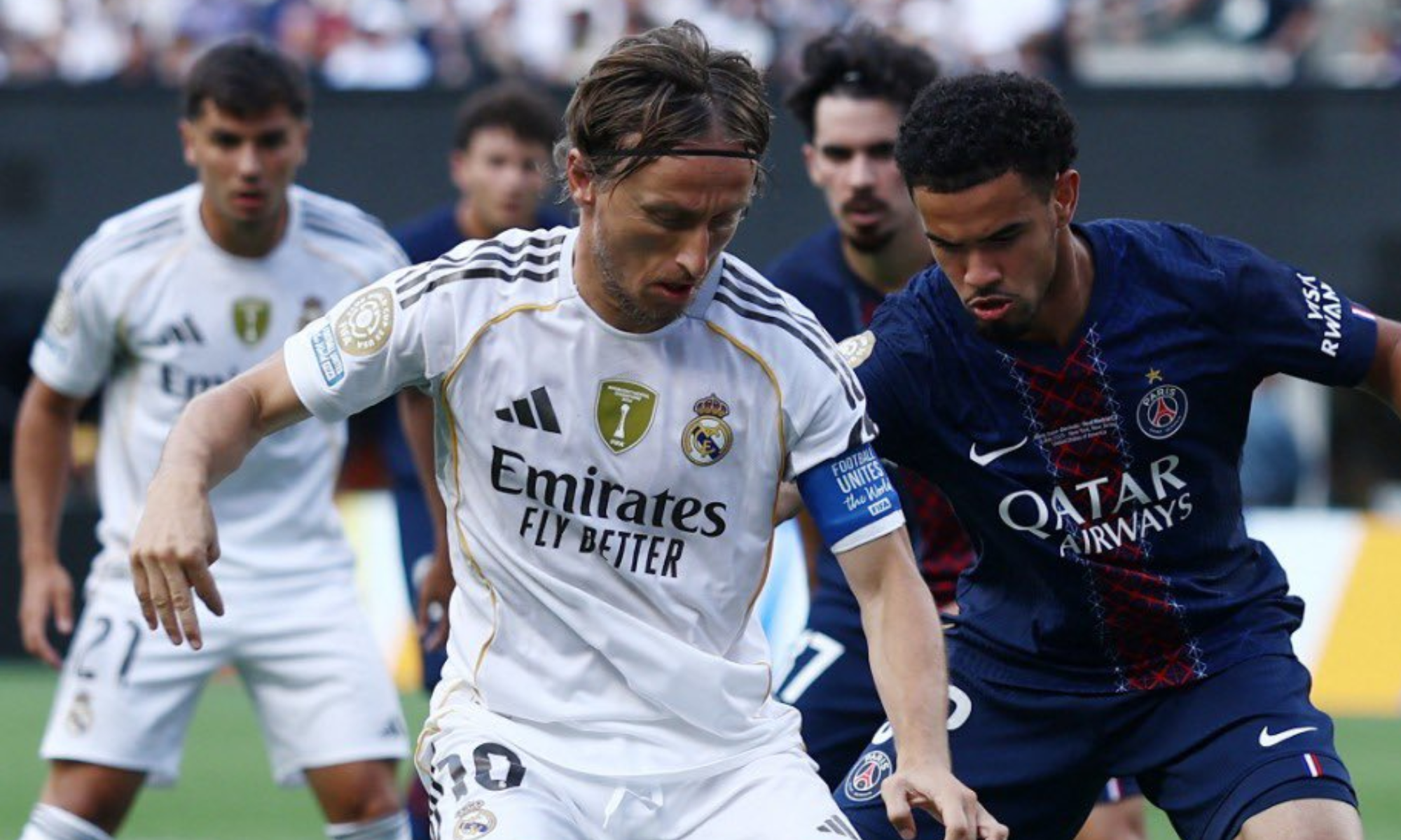 El Real Madrid ha vivido un partido para olvidar contra el PSG en semifinales del Mundial de Clubes