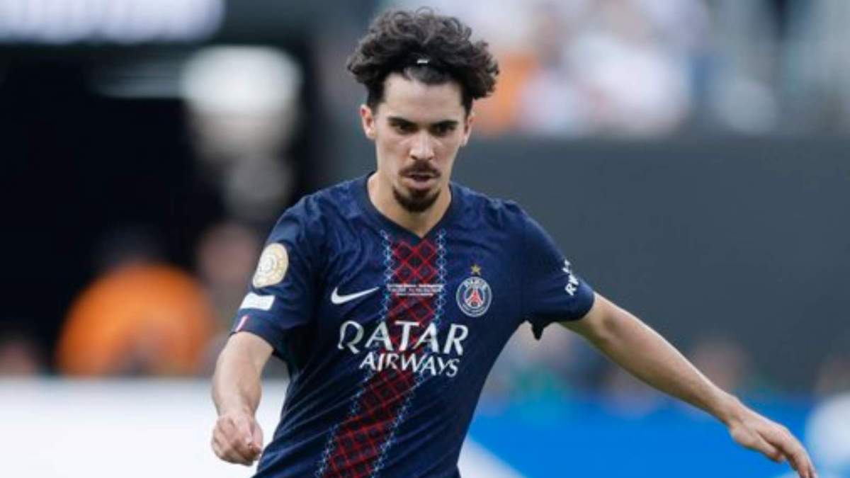 Vitinha durante el PSG Real Madrid Vitinha durante el PSG Real Madrid