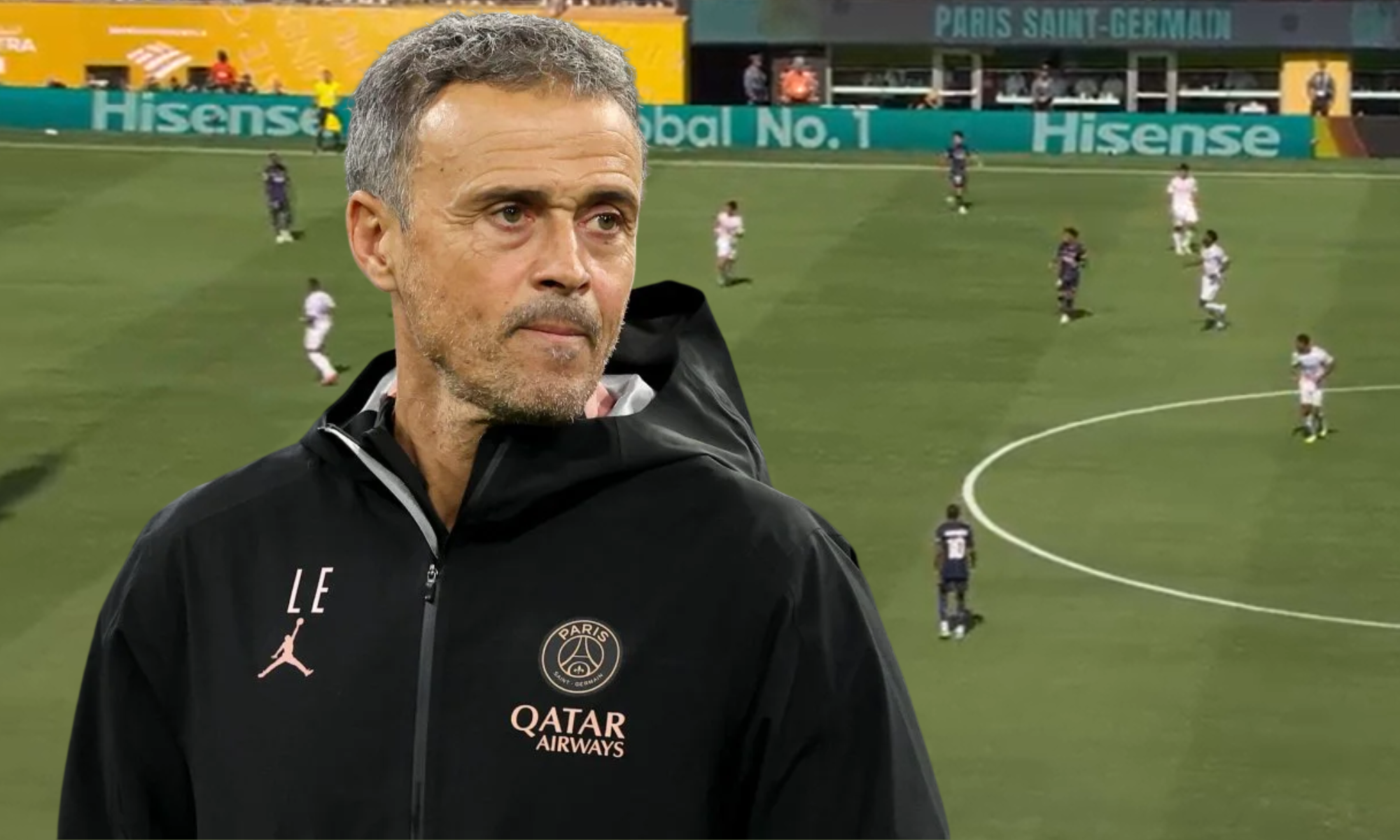 Luis Enrique protagonizó un curioso momento al final de la goleada al Real Madrid