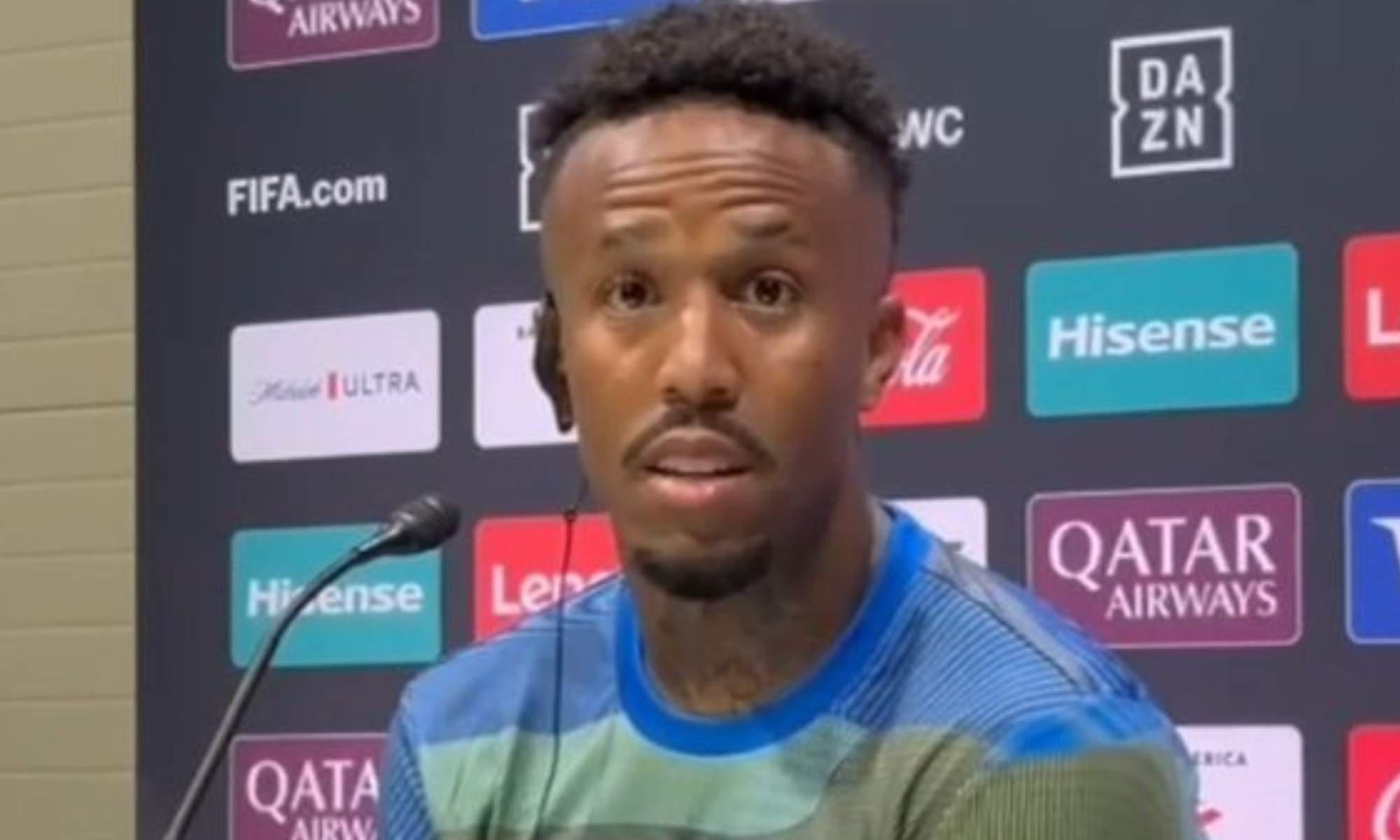 Eder Militao da la cara por sus compañeros después de perder ante el PSG