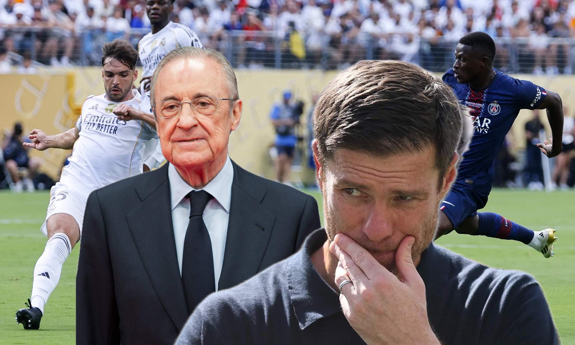 Xabi Alonso le reconoció su error a Florentino ante el PSG: "No tenía que haber jugado..."