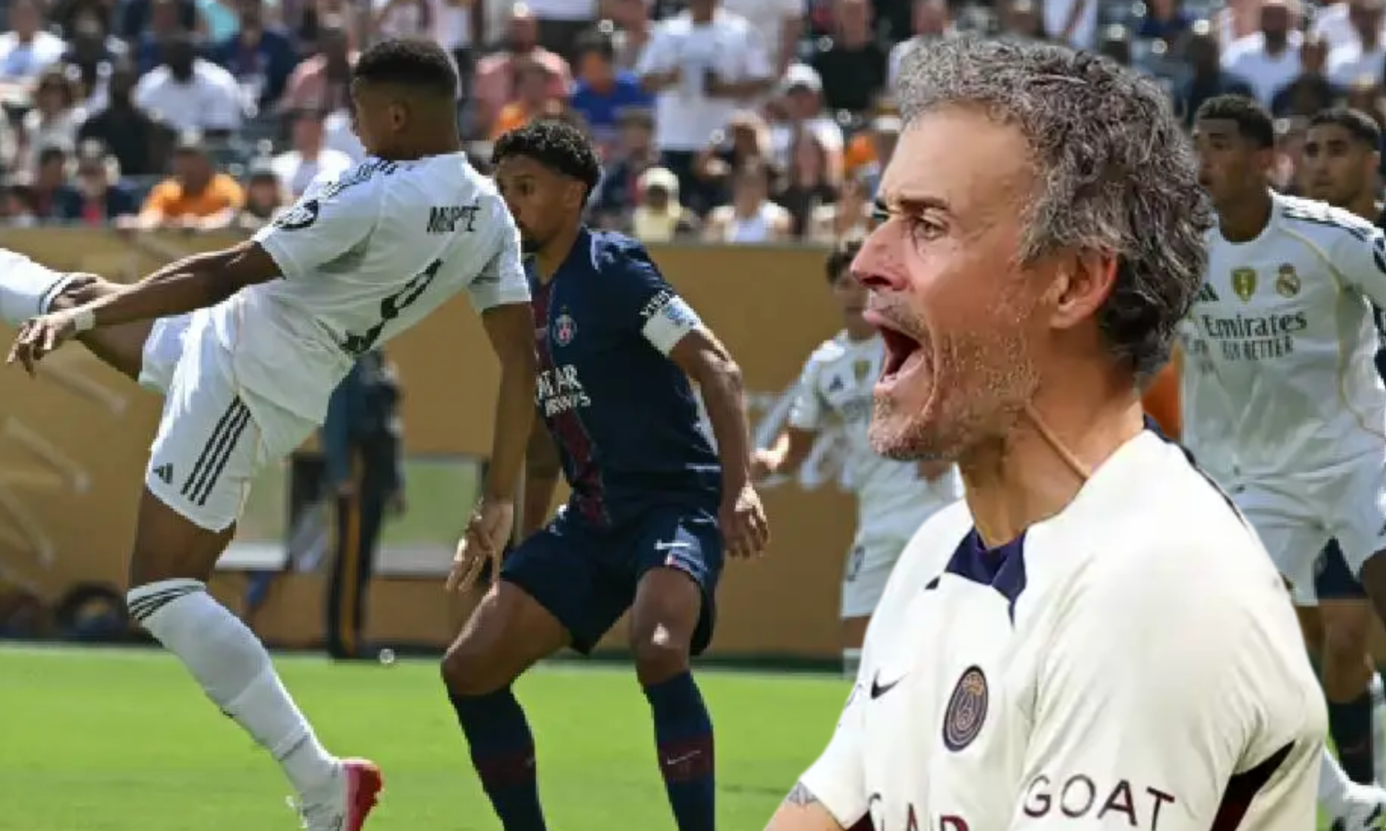 Luis Enrique no estuvo completamente satisfecho con el resultado de las semifinales